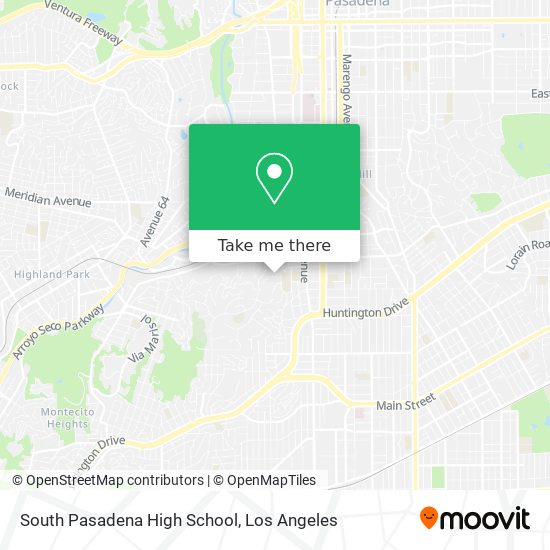 Mapa de South Pasadena High School