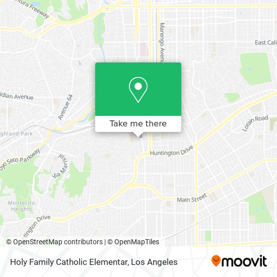 Holy Family Catholic Elementar map