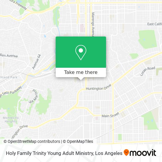 Mapa de Holy Family Trinity Young Adult Ministry