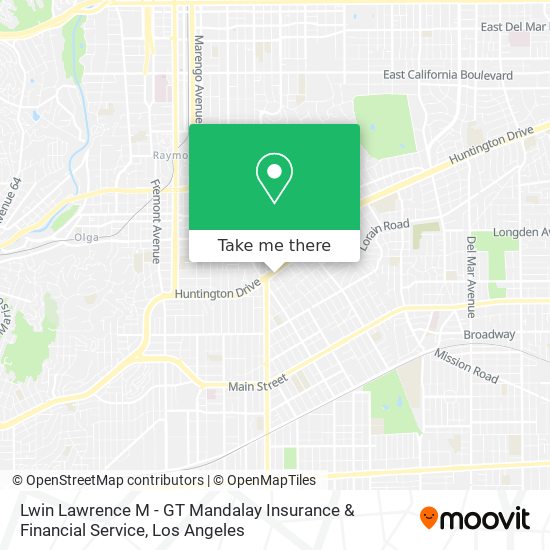 Lwin Lawrence M - GT Mandalay Insurance & Financial Service map