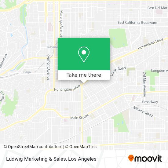 Ludwig Marketing & Sales map