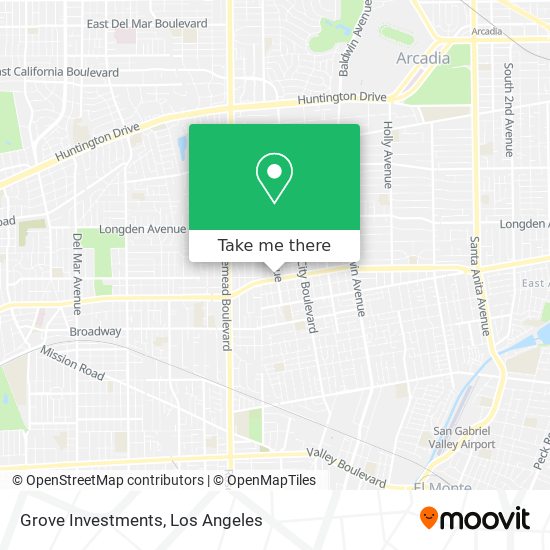 Grove Investments map