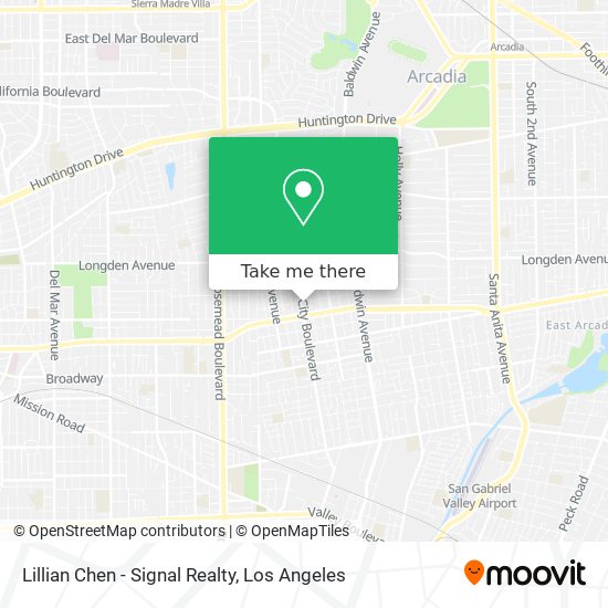 Lillian Chen - Signal Realty map