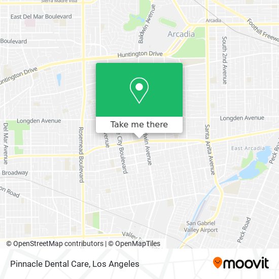 Mapa de Pinnacle Dental Care