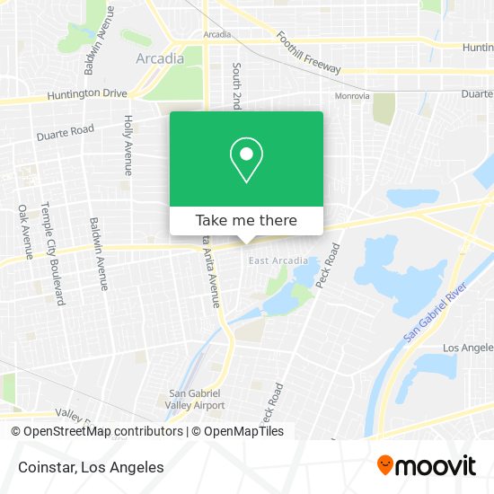 Coinstar map