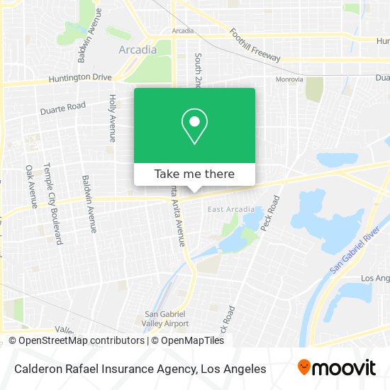 Mapa de Calderon Rafael Insurance Agency