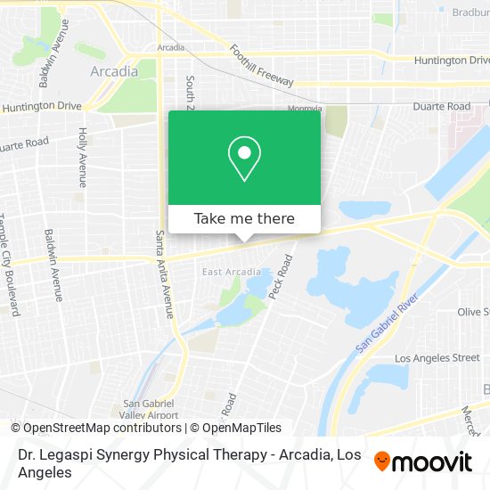 Mapa de Dr. Legaspi Synergy Physical Therapy - Arcadia