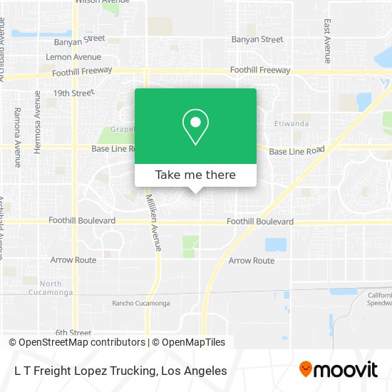 L T Freight Lopez Trucking map