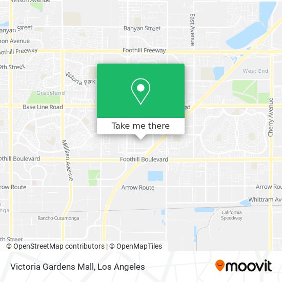 Victoria Gardens Mall map