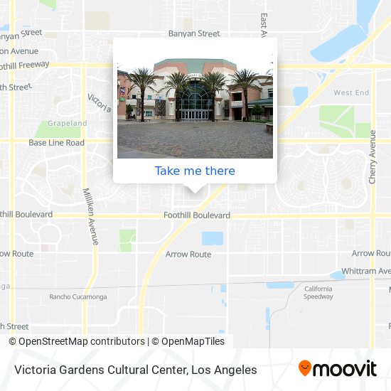 Mapa de Victoria Gardens Cultural Center