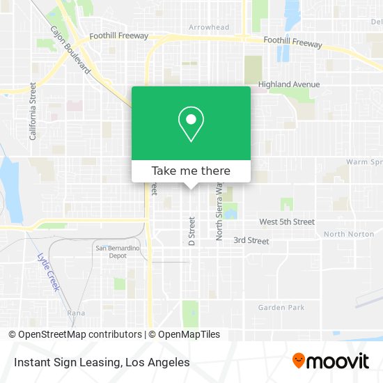 Instant Sign Leasing map