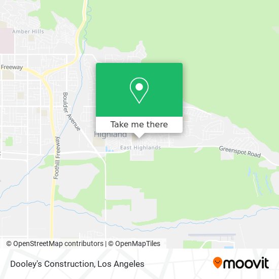 Dooley's Construction map