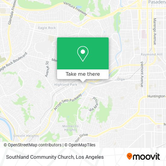 Mapa de Southland Community Church