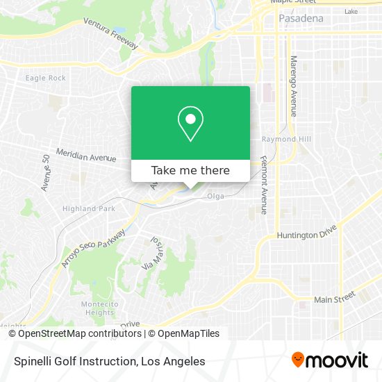 Spinelli Golf Instruction map