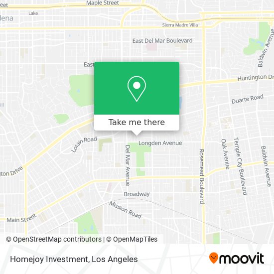 Homejoy Investment map