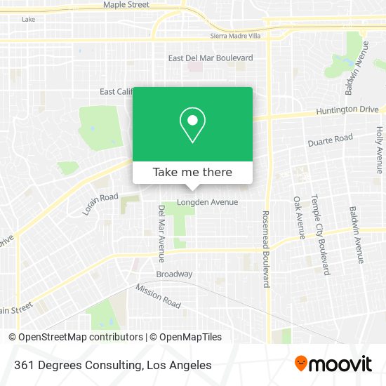 361 Degrees Consulting map