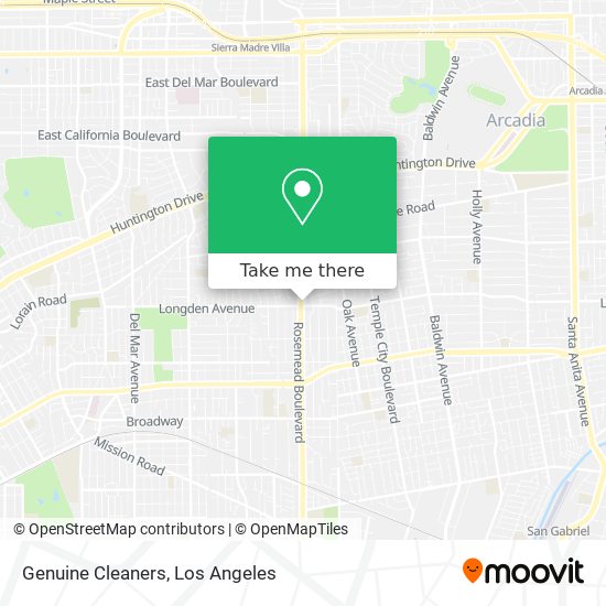 Genuine Cleaners map