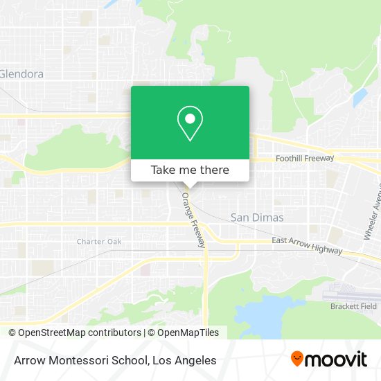 Arrow Montessori School map