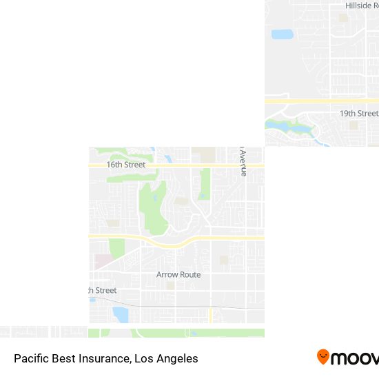 Mapa de Pacific Best Insurance