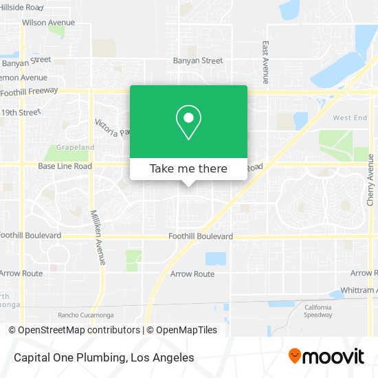 Mapa de Capital One Plumbing