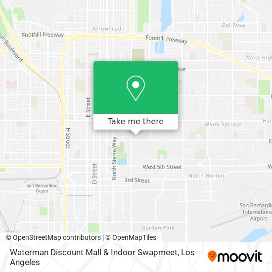 Mapa de Waterman Discount Mall & Indoor Swapmeet