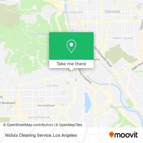 Mapa de Nidia's Cleaning Service