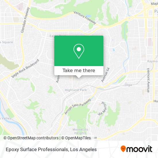 Epoxy Surface Professionals map