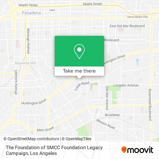 Mapa de The Foundation of SMCC Foundation Legacy Campaign