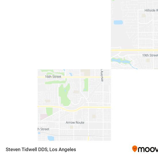 Steven Tidwell DDS map