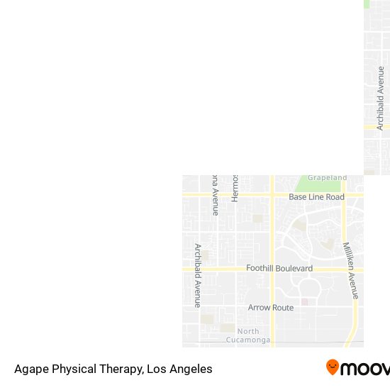 Mapa de Agape Physical Therapy