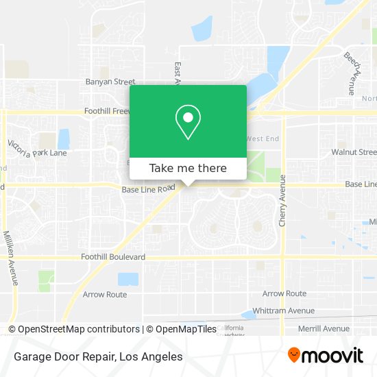 Mapa de Garage Door Repair