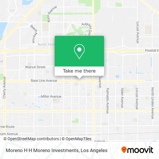 Moreno H H Moreno Investments map