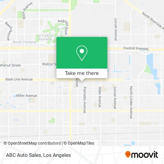 ABC Auto Sales map