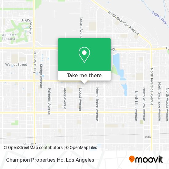 Champion Properties Ho map