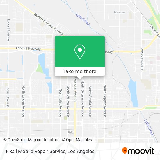 Mapa de Fixall Mobile Repair Service