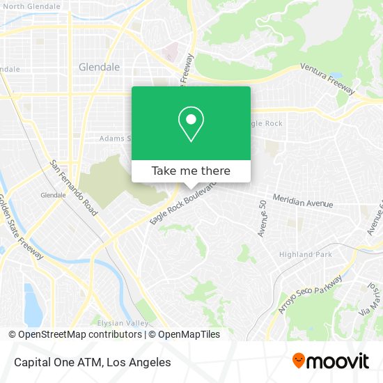 Capital One ATM map