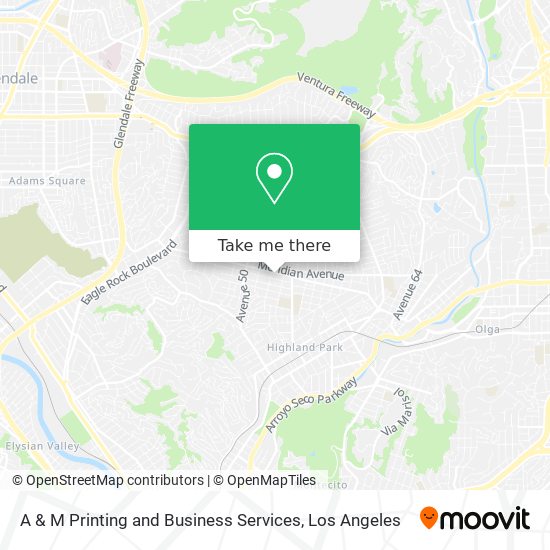 A & M Printing and Business Services map