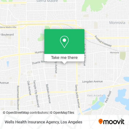 Mapa de Wells Health Insurance Agency