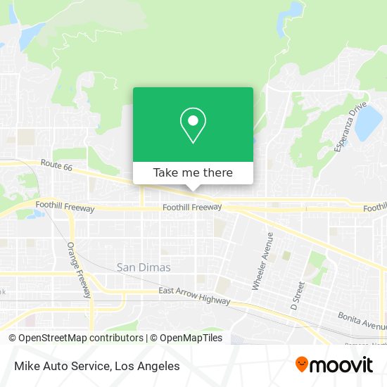 Mapa de Mike Auto Service