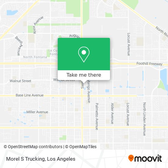 Morel S Trucking map