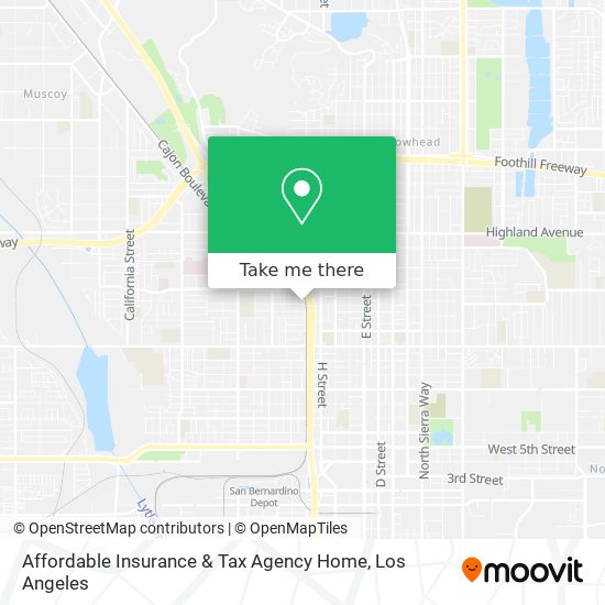 Mapa de Affordable Insurance & Tax Agency Home