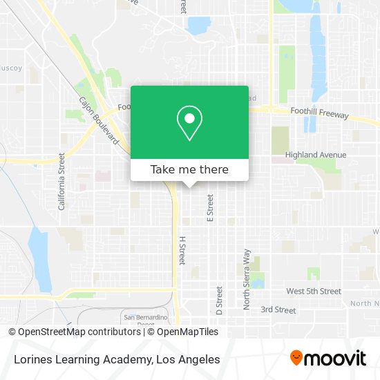 Lorines Learning Academy map