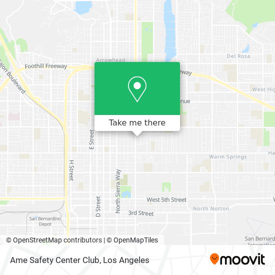 Ame Safety Center Club map