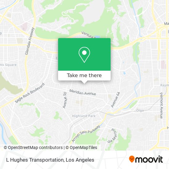 L Hughes Transportation map