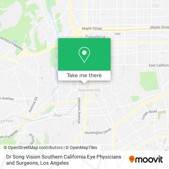 Dr Song Vision Southern California Eye Physicians and Surgeons map