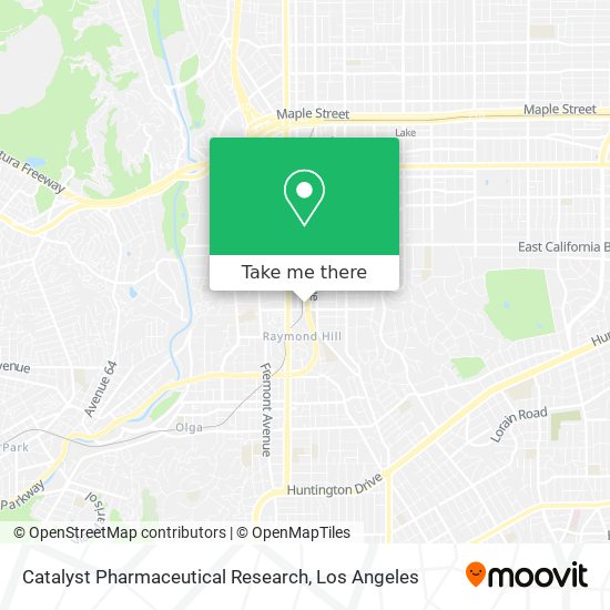 Mapa de Catalyst Pharmaceutical Research