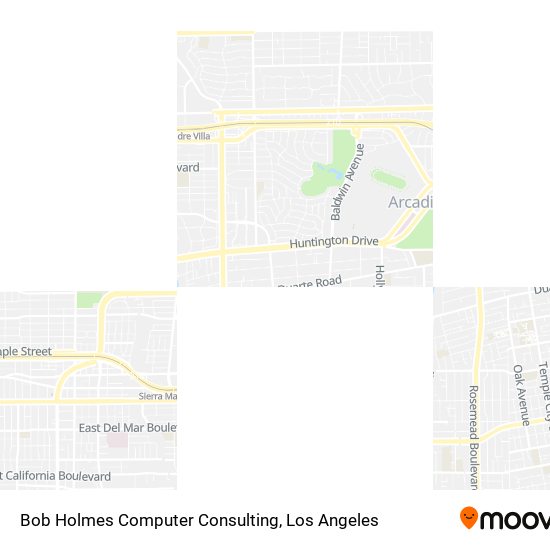 Mapa de Bob Holmes Computer Consulting