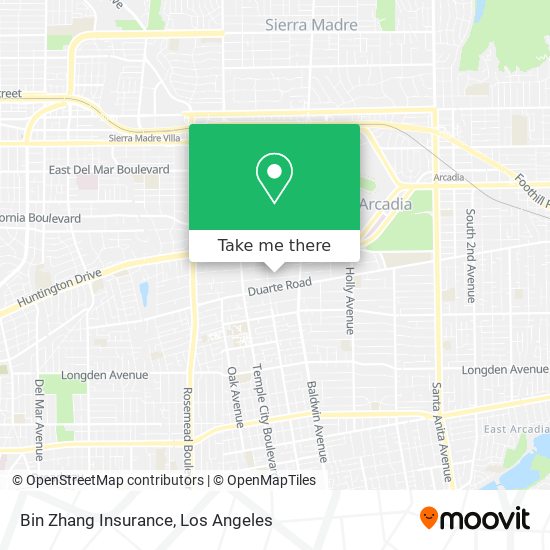 Bin Zhang Insurance map