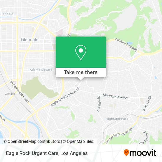 Eagle Rock Urgent Care map