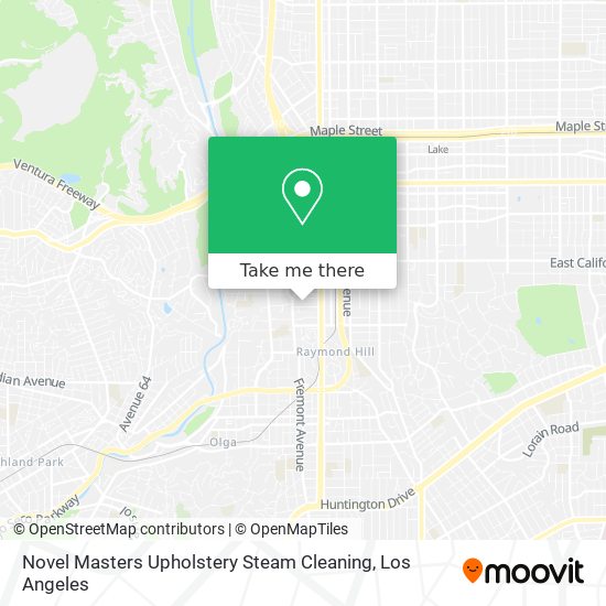 Novel Masters Upholstery Steam Cleaning map